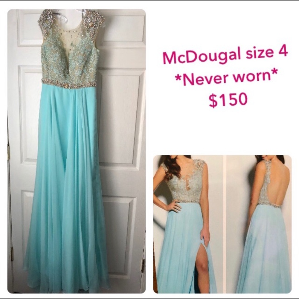 McDougal prom or pageant dress **never worn**